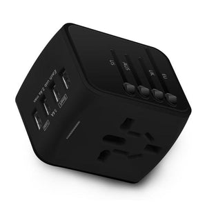 Adaptador de corriente de viaje, 4 USB, Universal - Tripeando Ando