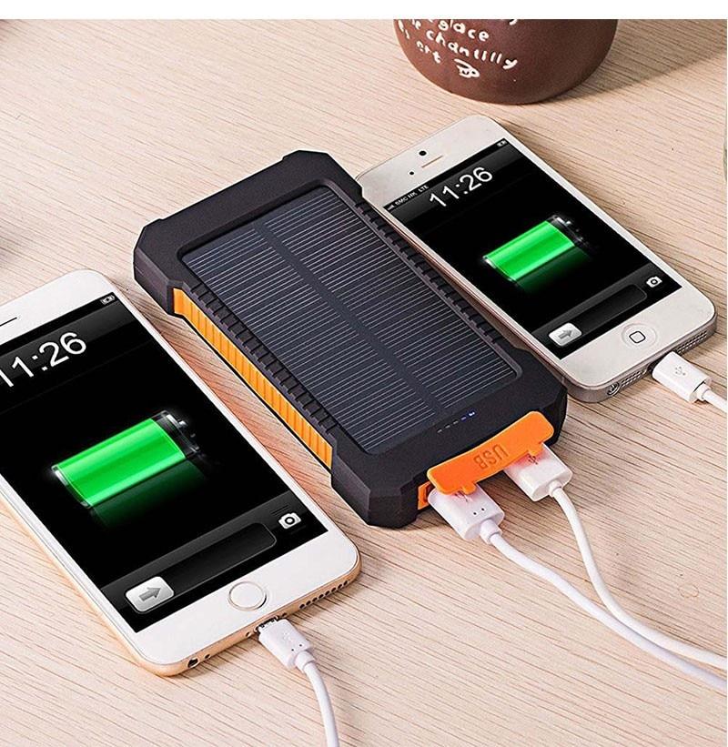 Power Bank Solar - 30.000 mAh - Tripeando Ando